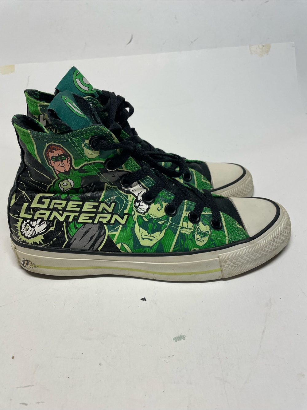 Converse green lantern high top sneaker Size M 5, W 7 138665c